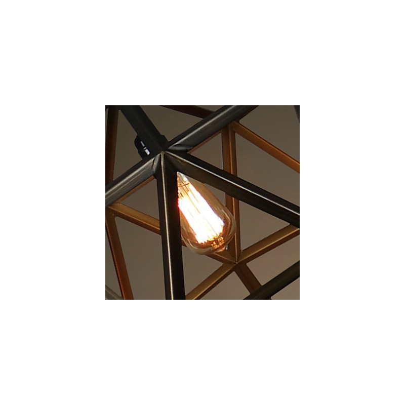 Rustic Lodge Vintage Metal Chandelier