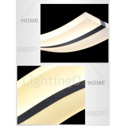 Dimmable Linear Pendant Light with Remote Control Modern Design