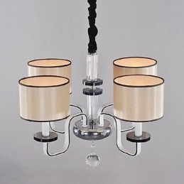 Modern Minimalist Chandelier Lighting Cloth Art Crystal Chandelier