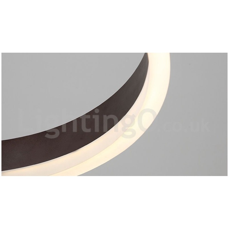 Dimmable Linear Pendant Light with Remote Control Modern Design