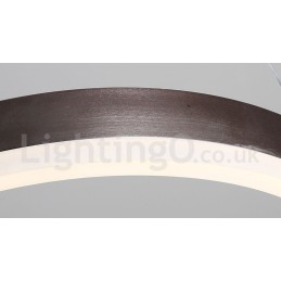 Dimmable Linear Pendant Light with Remote Control Modern Design