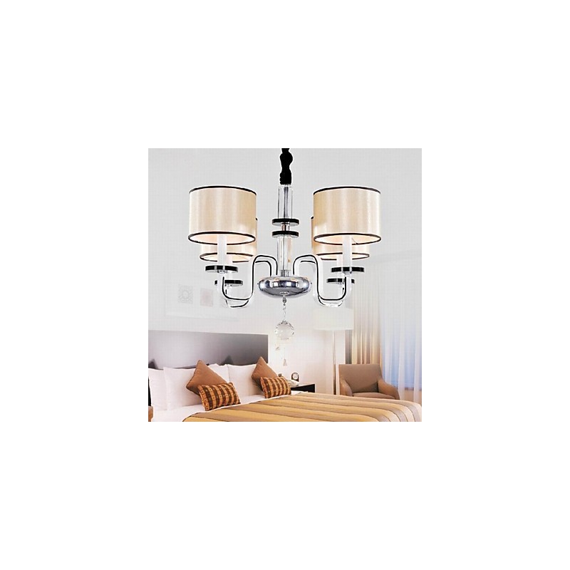 Modern Minimalist Chandelier Lighting Cloth Art Crystal Chandelier