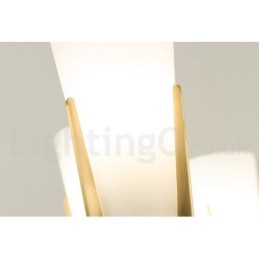 Retro Vintage Brass Crystals Pendant Candle Chandelier with Glass Shades