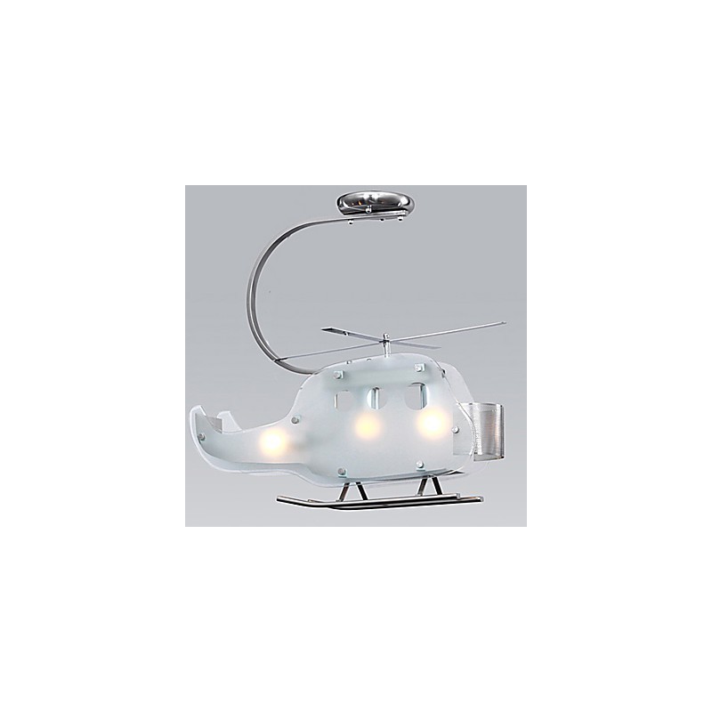 Simple Children lamp Cartoon Glass Helicopter lamp
