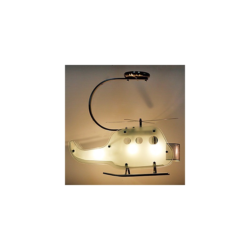 Simple Children lamp Cartoon Glass Helicopter lamp
