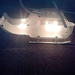 Simple Children lamp Cartoon Glass Helicopter lamp