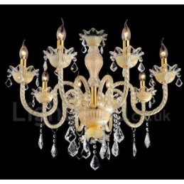 Crystal Luxurious Modern Contemporary Pendant Candle Chandelier