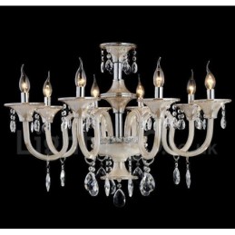 Crystal Luxurious Modern Contemporary Pendant Candle Chandelier