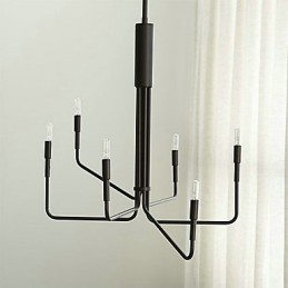 Country Painting Metal Chandelier