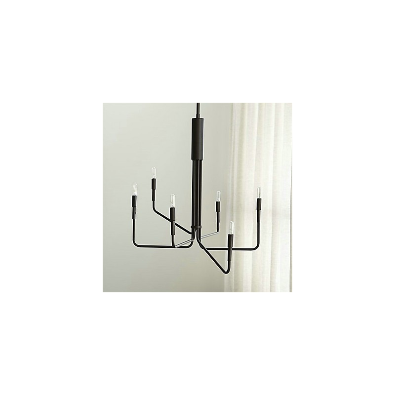 Country Painting Metal Chandelier