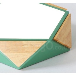 Dimmable Macaron Multi Colours Wood Ceiling Light with Acrylic Shade Ceiling Lamp Nordic Style