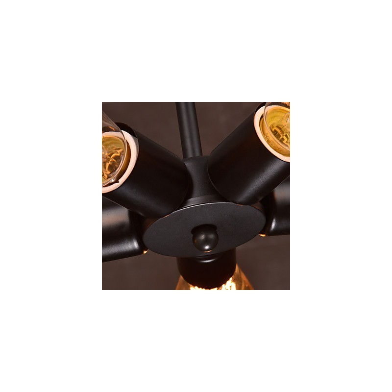 Pendant Light 4 Lights Country Style Wrought Iron