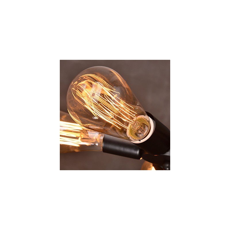 Pendant Light 4 Lights Country Style Wrought Iron