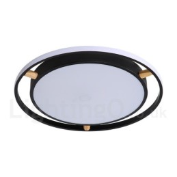 Dimmable Macaron Ultra thin Multi Colours Wood Round Ceiling Light with Acrylic Shade Ceiling Lamp Nordic Style