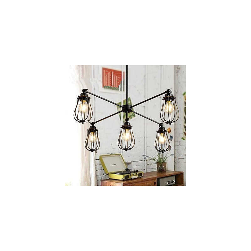 Chandelier Mini Style Modern Contemporary Metal