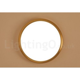 Ultra Thin Dimmable Modern Contemporary Nordic Style Flush Mount Brass Ceiling Lights with Acrylic Shade Also Can Be Used As Wall Light