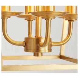 Pure Brass Rustic Lodge Nordic Style Pendant Light