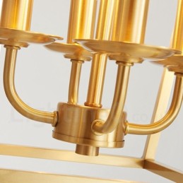 Pure Brass Rustic Lodge Nordic Style Pendant Light