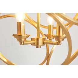 Pure Brass Rustic Lodge Nordic Style Pendant Light