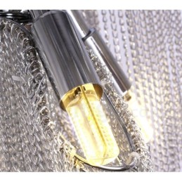 Aluminum Tassels Chandelier Designer Pendant Light Silver Colour