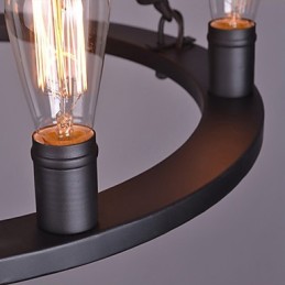 Vintage Rope Pendant Light Loft Creative Industrial Lamp American Style Decoration