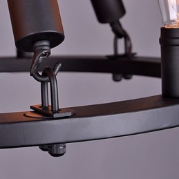 Vintage Rope Pendant Light Loft Creative Industrial Lamp American Style Decoration