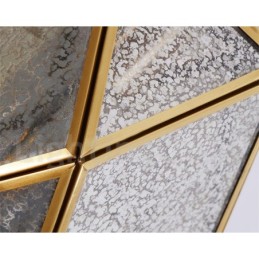 Pure Brass Rustic Lodge Nordic Style Pendant Light with Glass Shade