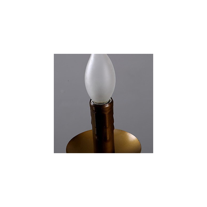 Retro 1 Lamp Hemp Rope Chandelier Retro Country Style