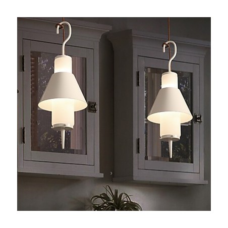 2 Light Mini Style Modern Contemporary Metal Pendant Light