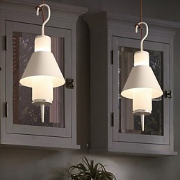 2 Light Mini Style Modern Contemporary Metal Pendant Light