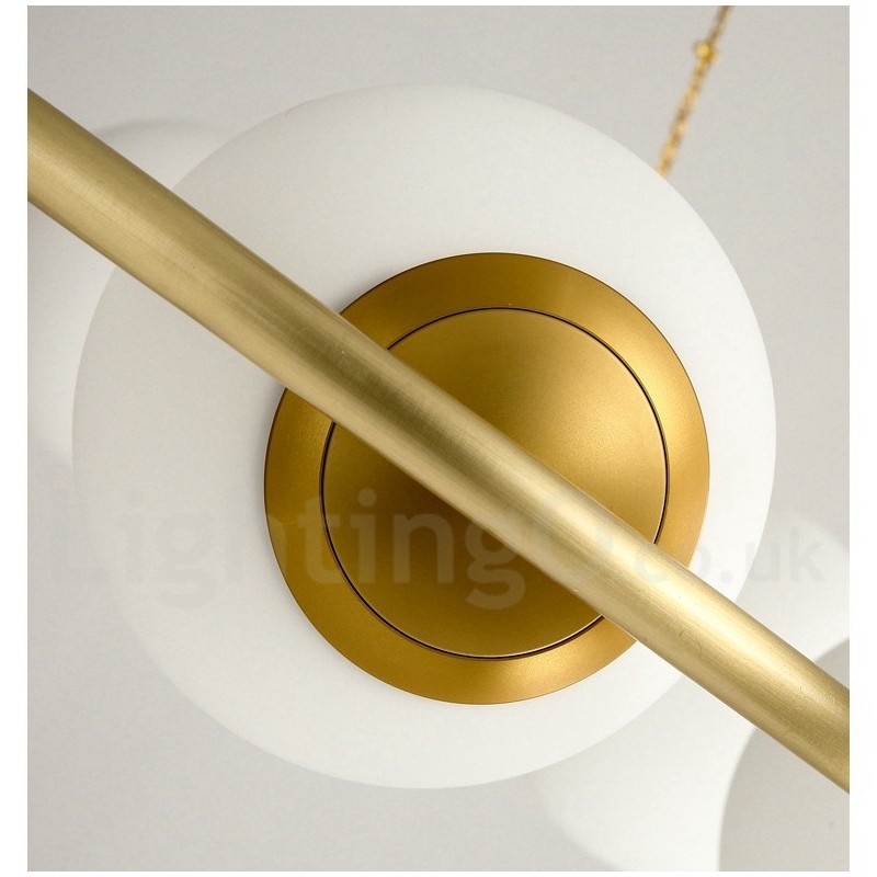 Pure Brass Bean Style Rustic Lodge Round Chandelier with White Shades