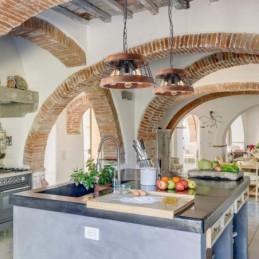 3 Light Ring Vintage Wooden Chandelier Industrial Wind Loft Wood Linear Pendant Lighting