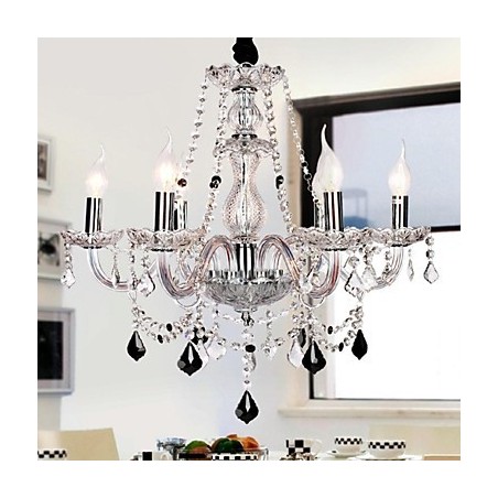 Candle Featured Luxury 6 Lights Chandelier