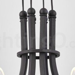 8 Light Nordic Post Modern 2021 Design Chandelier with Acrylic Shades