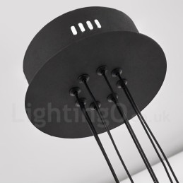 10 Light Nordic Post Modern 2021 Design Chandelier with Acrylic Shades