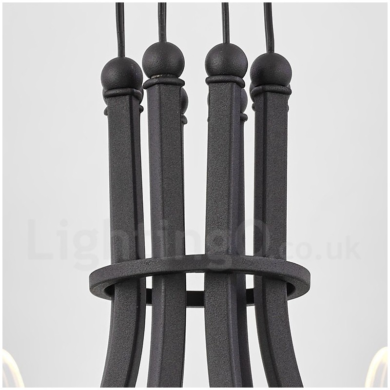 10 Light Nordic Post Modern 2021 Design Chandelier with Acrylic Shades