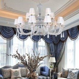 Clear Crystal Candle Chandelier