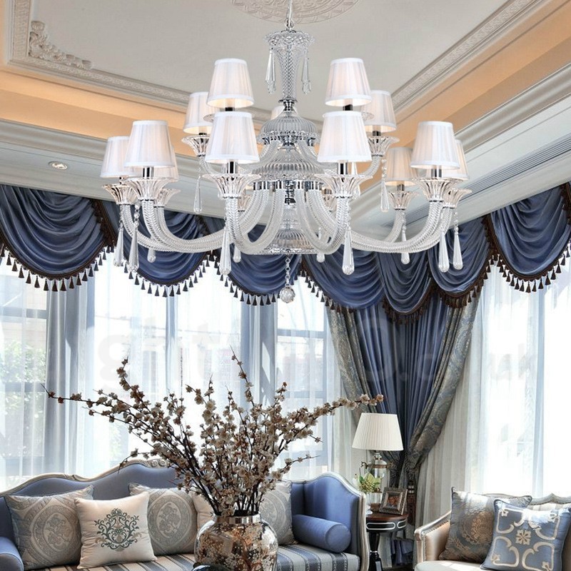 Clear Crystal Candle Chandelier