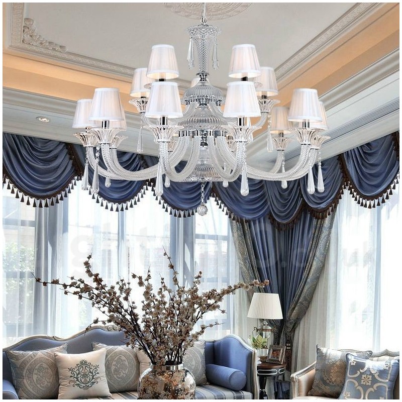 Clear Crystal Candle Chandelier