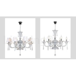 Clear Crystal Candle Chandelier