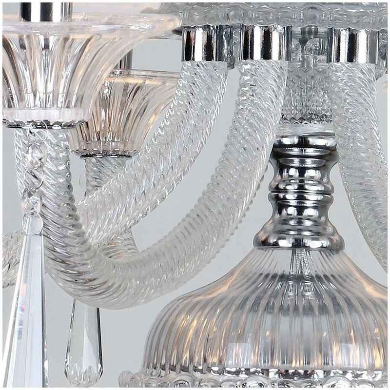 Clear Crystal Candle Chandelier