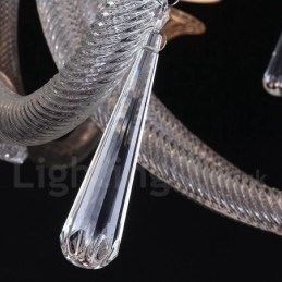 Clear Crystal Candle Chandelier