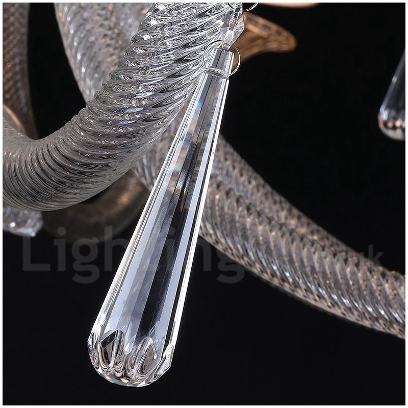 Clear Crystal Candle Chandelier