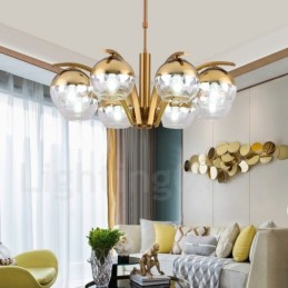 Nordic Fashion Gold Silver Chandelier