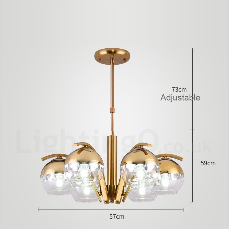 Nordic Fashion Gold Silver Chandelier