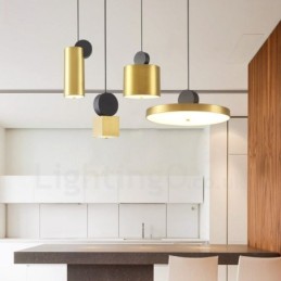 4 Styles Gold Black Postmodern Pendant Light