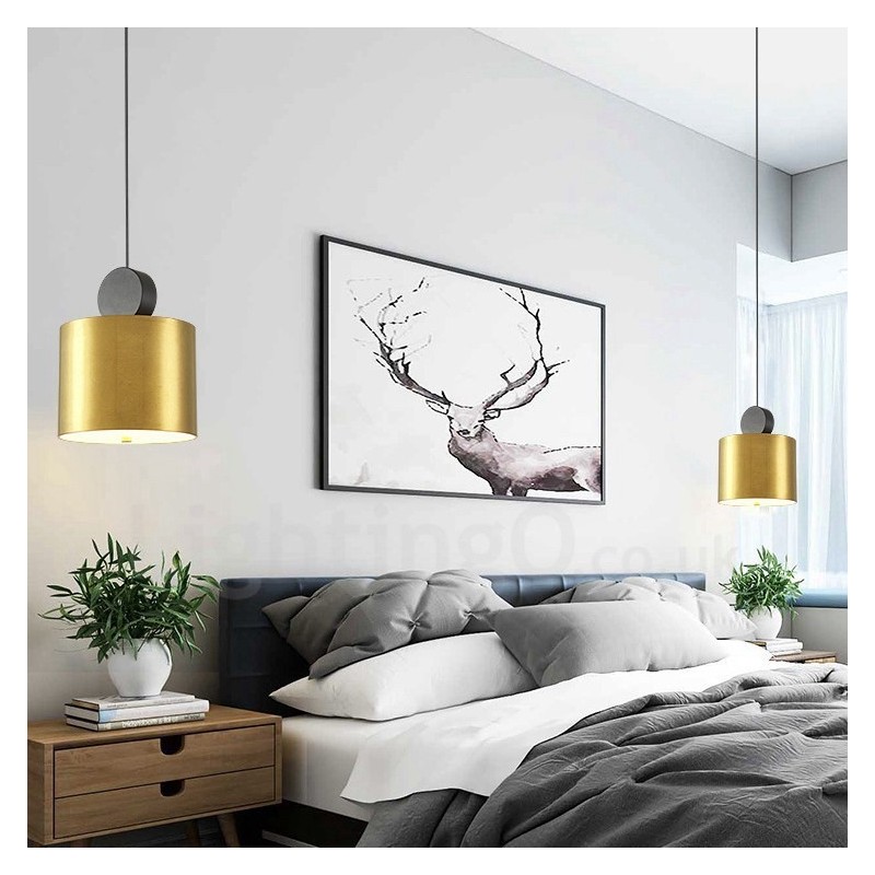 4 Styles Gold Black Postmodern Pendant Light