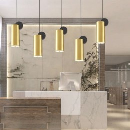 4 Styles Gold Black Postmodern Pendant Light