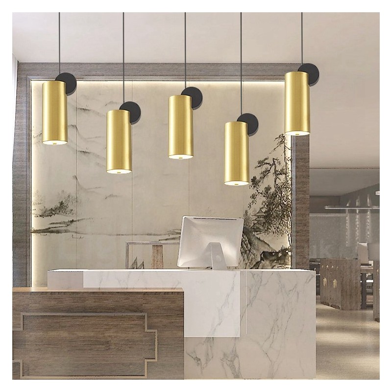 4 Styles Gold Black Postmodern Pendant Light