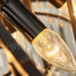 This Year Luxury Postmodern Gold Round K9 Crystal Pendant Chandelier Exhibition Hall